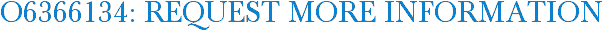 O6366134: Request More Information