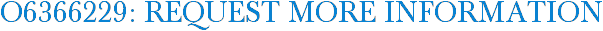 O6366229: Request More Information