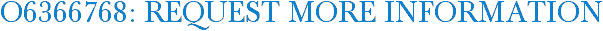 O6366768: Request More Information