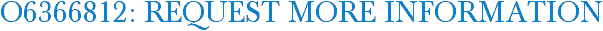 O6366812: Request More Information