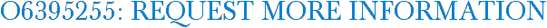O6395255: Request More Information