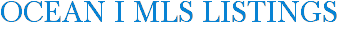 Ocean I MLS Listings