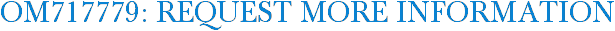 OM717779: Request More Information