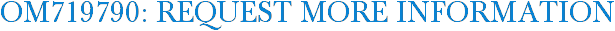 OM719790: Request More Information