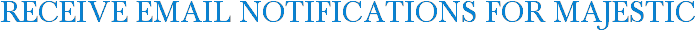 Receive Email Notifications for Majestic