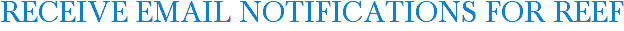 Receive Email Notifications for Reef