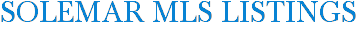 Solemar MLS Listings